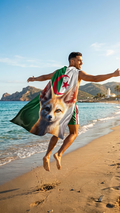 Drapeau Décoratif Algérie - Fennec