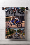 Serviette de Plage Microfibre "The Real Street BikeLife" – L'Esprit Urbain à l'État Pur