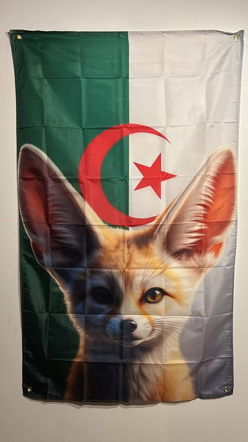Drapeau Décoratif Algérie - Fennec